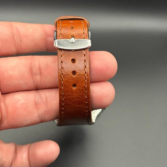 Casio AE1200WH Custom Sunset Filter Globe Leather Strap World Time - Picture 10 of 17